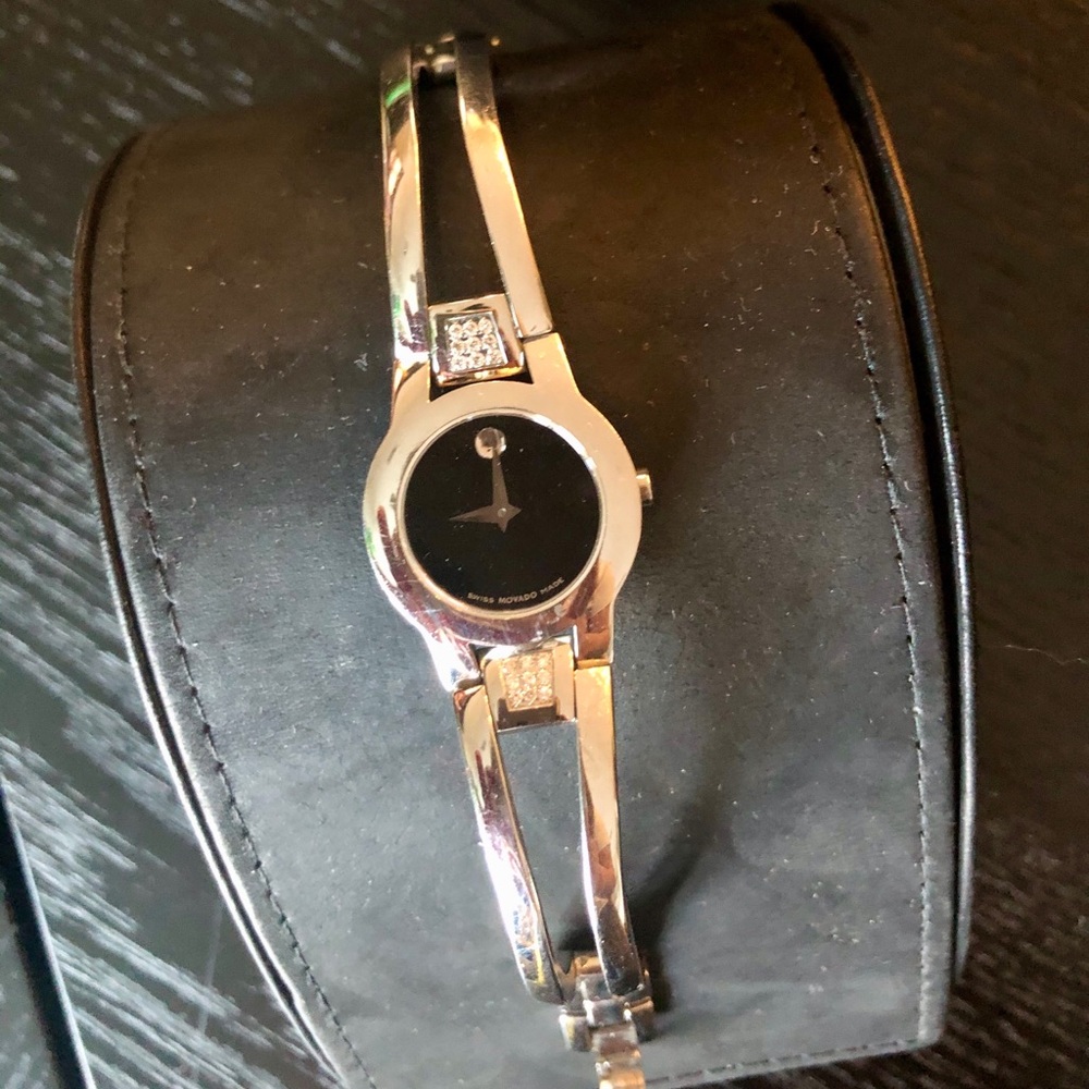 Movado Diamond Bangle Watch